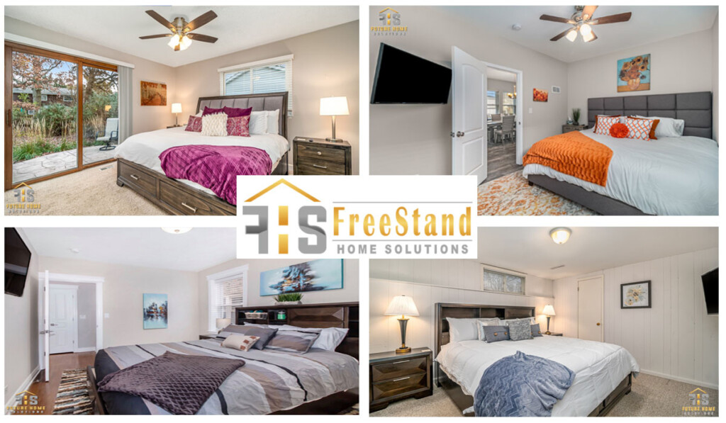 bedrooms from a corporate housing by FreeStand Home Solutions
